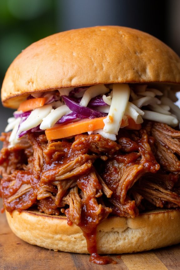 crockpot pulled pork sandwiches