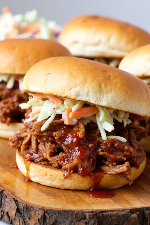 crockpot pulled pork sandwiches
