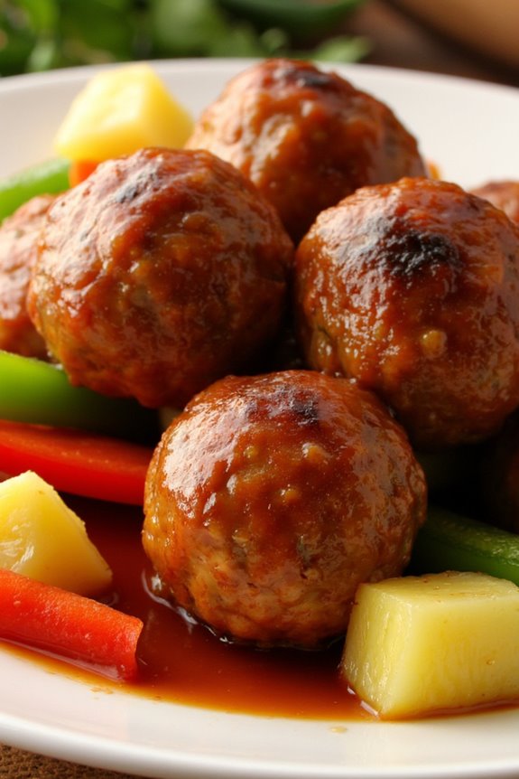 crockpot tangy meatballs recipe