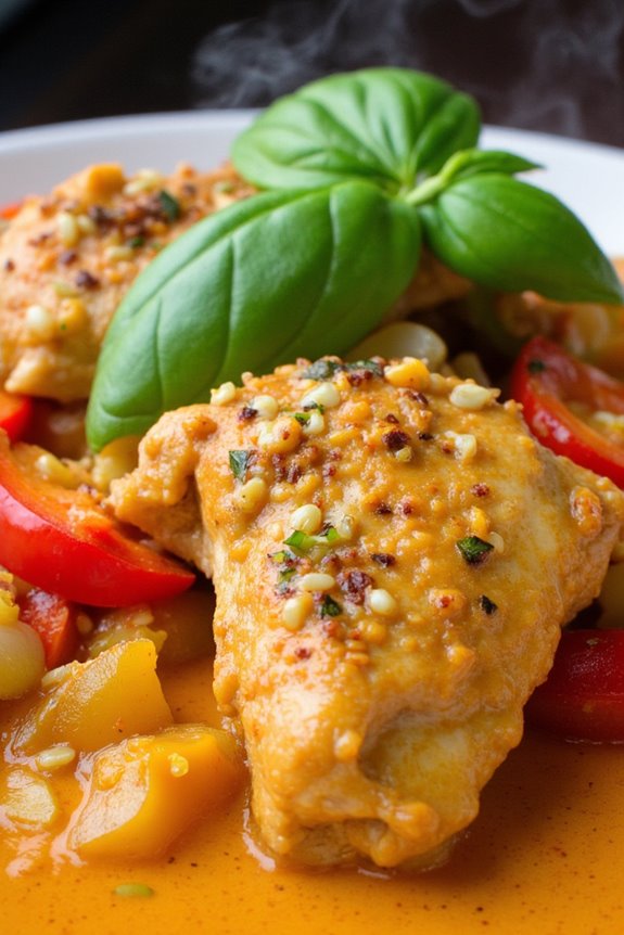crockpot thai curry chicken