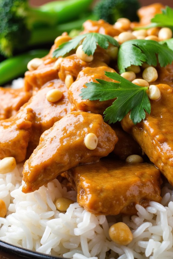 crockpot thai peanut chicken