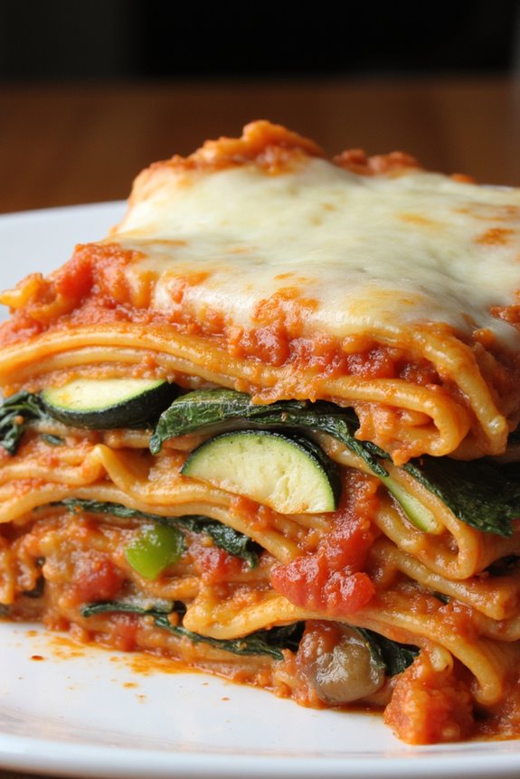 crockpot vegetarian lasagna recipe