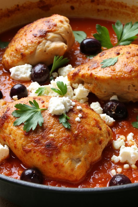 delicious mediterranean chicken stew