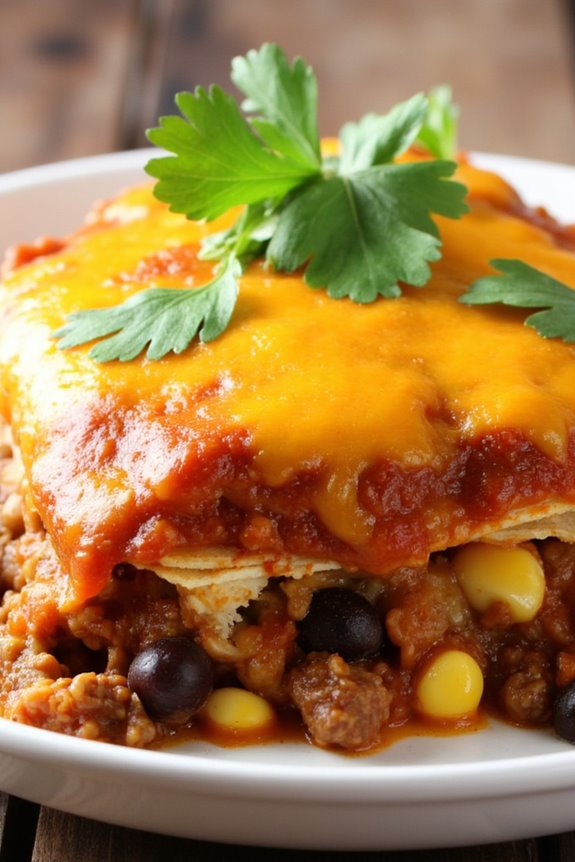 delicious tex mex beef casserole