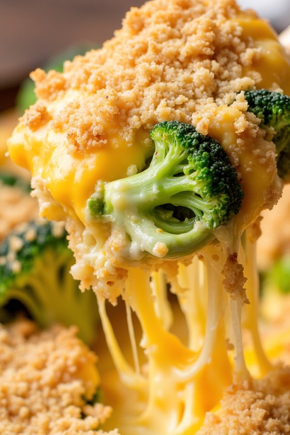 easy crockpot cheesy casserole