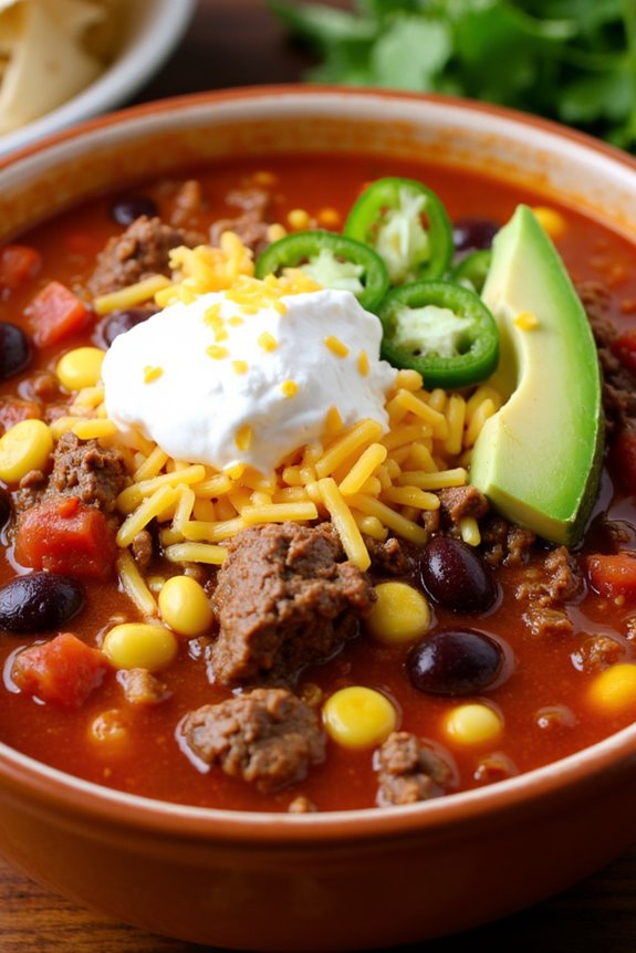 easy crockpot taco soup