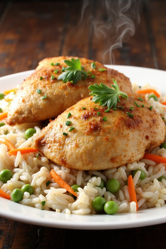 effortless chicken and rice