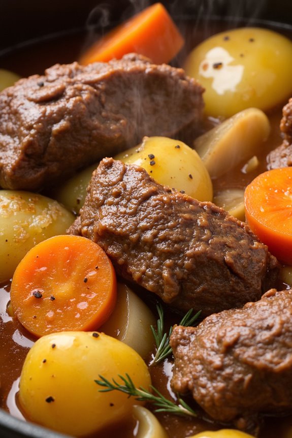 effortless crockpot beef stew