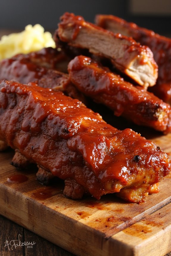 effortless slow cooked bbq ribs