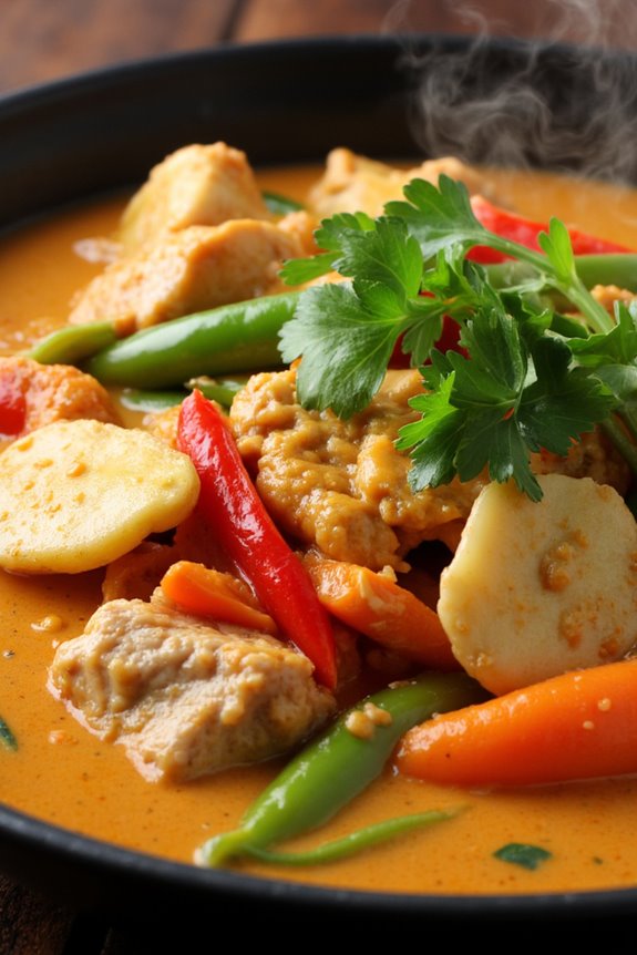 exotic thai curry chicken
