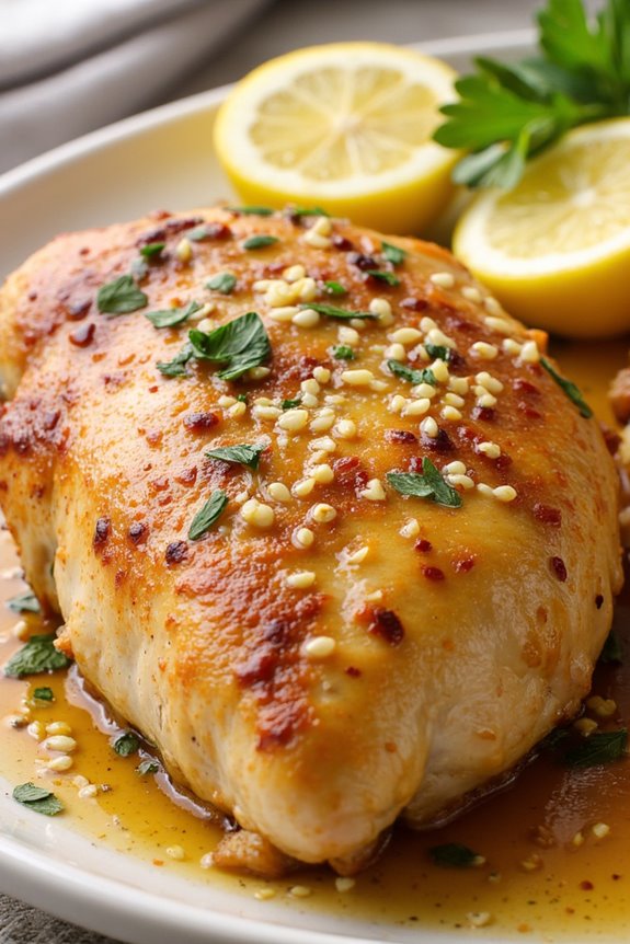 flavorful lemon garlic chicken