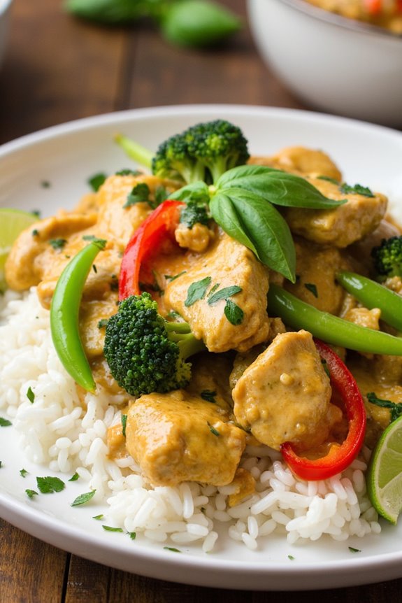 flavorful slow cooked thai curry