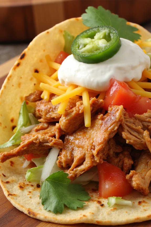 flavorful slow cooker tacos