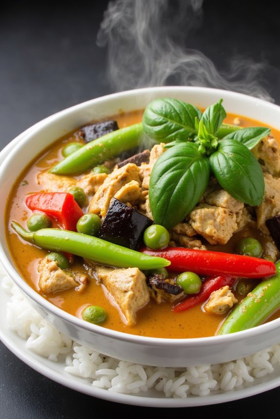 flavorful thai green curry