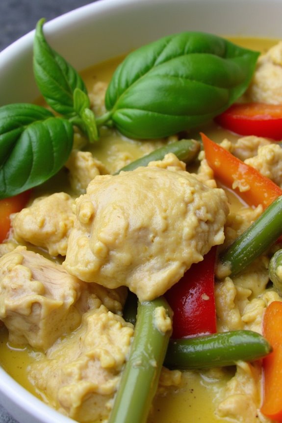 flavorful thai green curry
