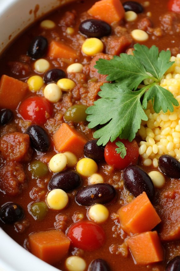 flavorful vegetarian chili recipe
