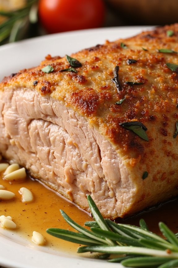 garlic herb pork tenderloin