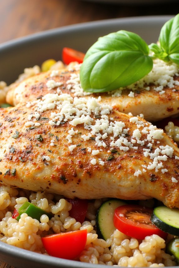 healthy italian chicken quinoa