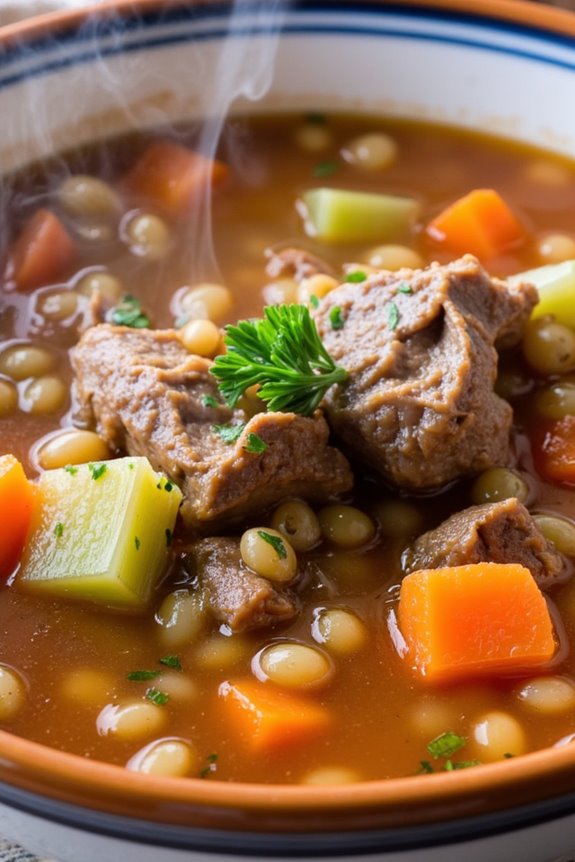 hearty beef and barley soup