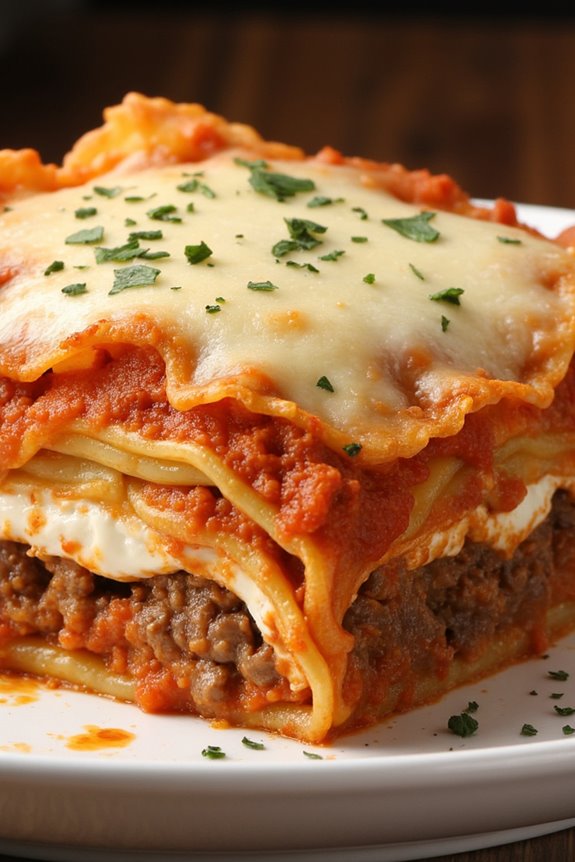 hearty beef lasagna recipe