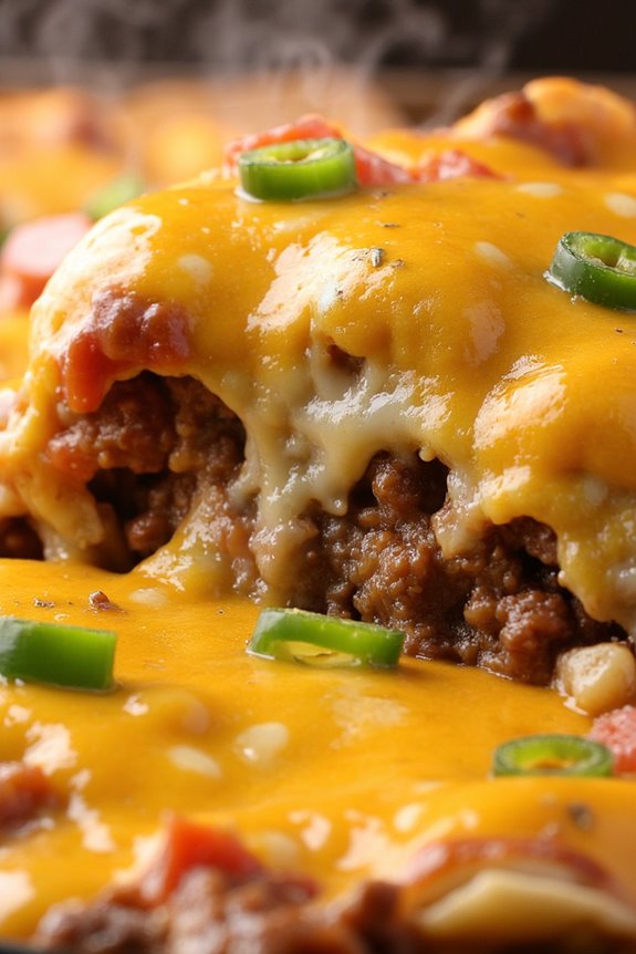 hearty beef taco casserole