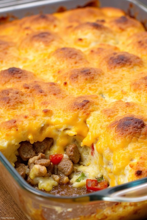 hearty breakfast sausage casserole