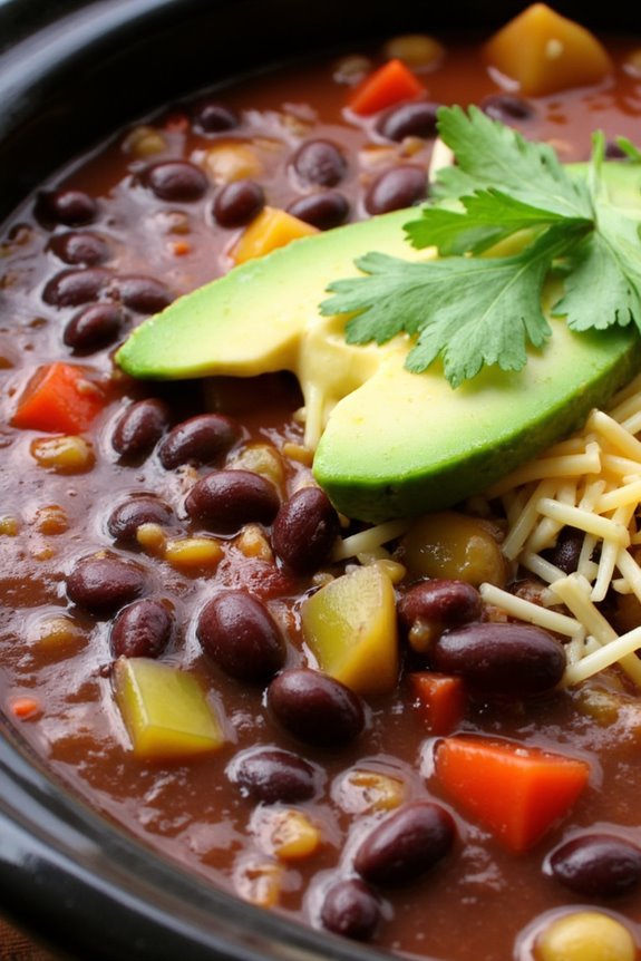 hearty budget friendly black bean soup
