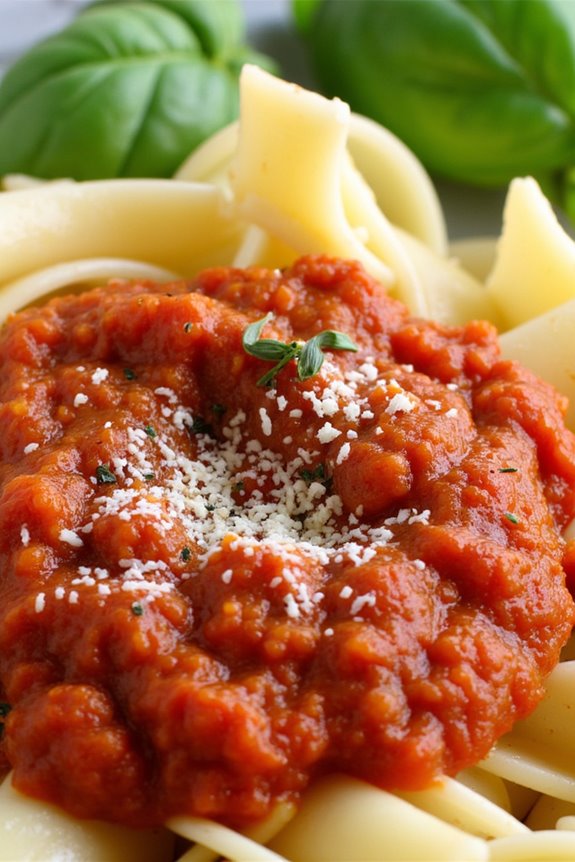 hearty budget friendly pasta sauce