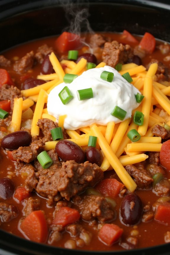 hearty chili for everyone