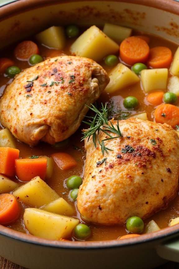 hearty crockpot chicken stew