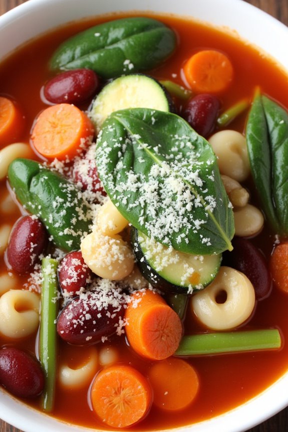 hearty crockpot minestrone soup