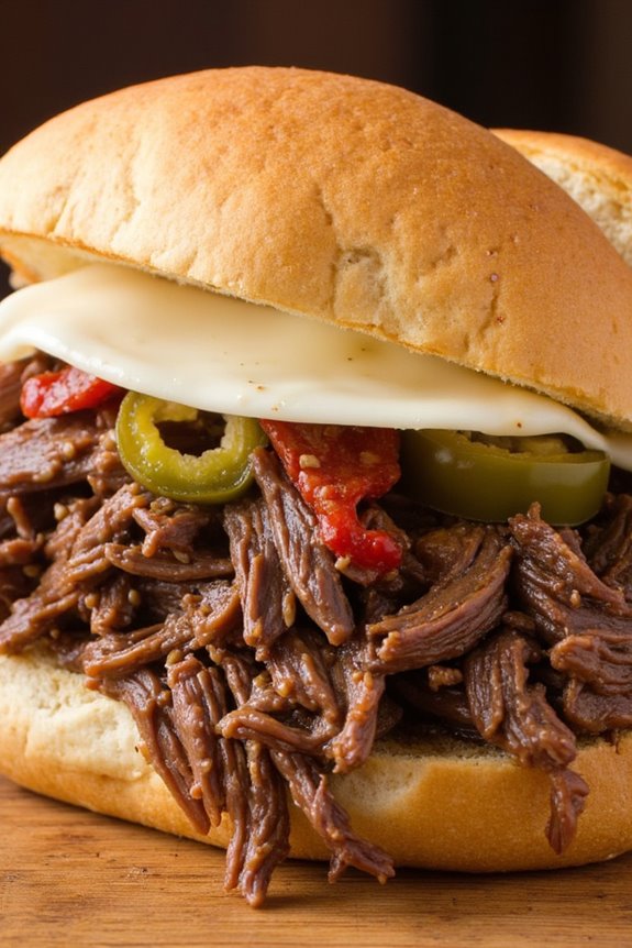 hearty italian beef sandwiches