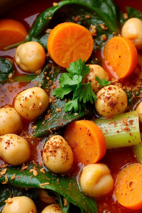 hearty mediterranean chickpea stew