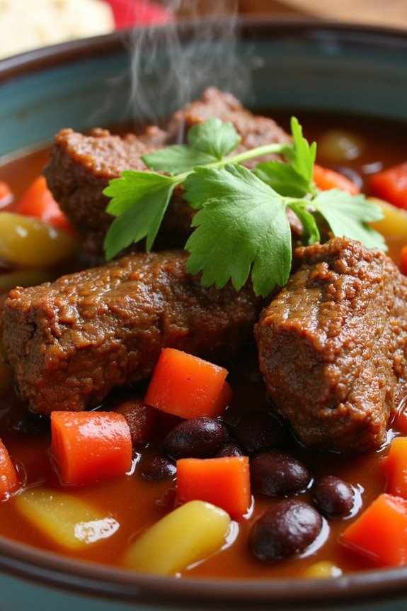 hearty mexican beef stew