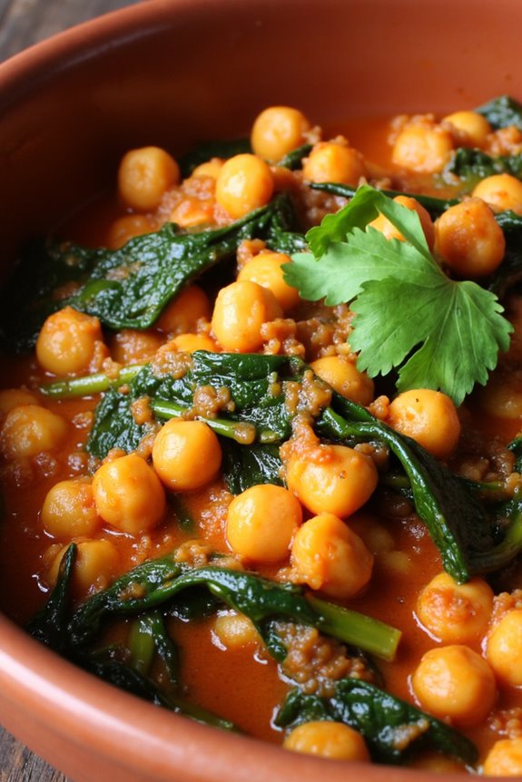 hearty moroccan chickpea stew