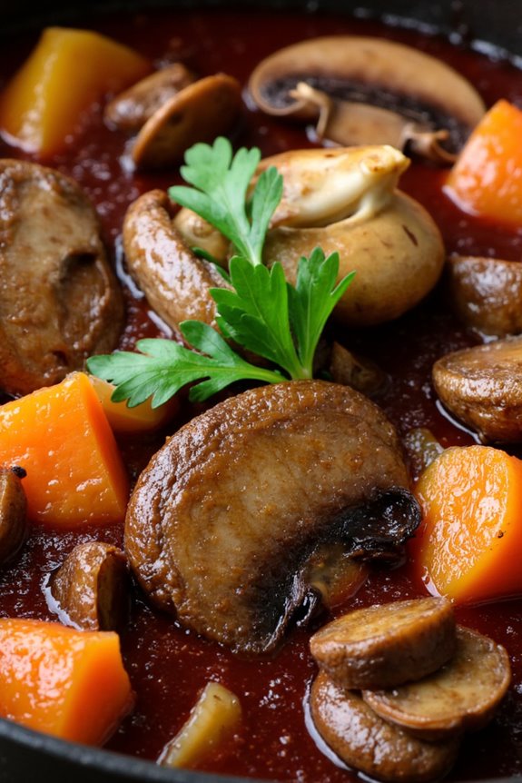 hearty mushroom stew recipe