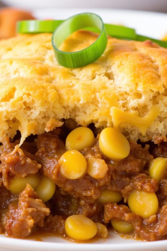 hearty pulled pork casserole