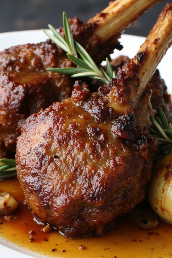 hearty rosemary lamb shanks