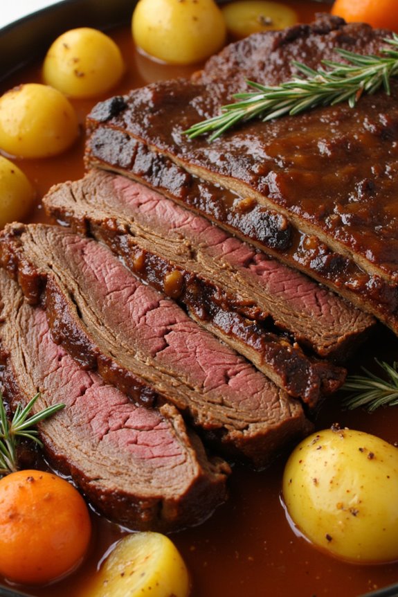 hearty slow cooked beef pot roast