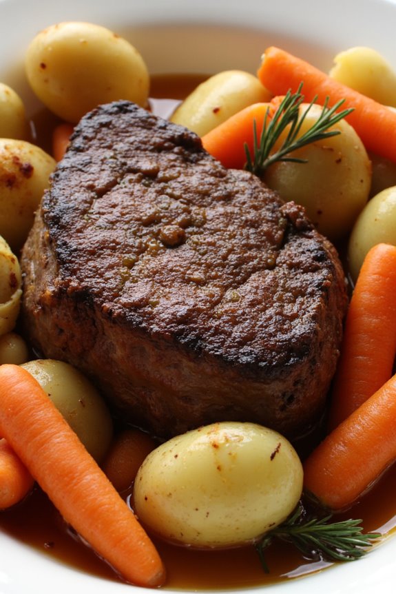hearty slow cooked pot roast