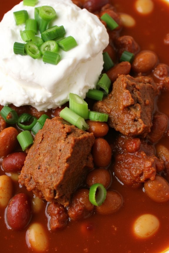 hearty slow cooker chili