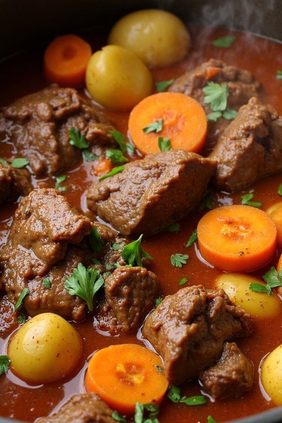 hearty smoky beef stew