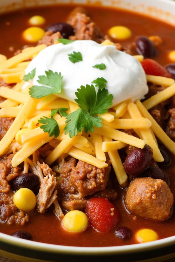 hearty southwest chicken chili