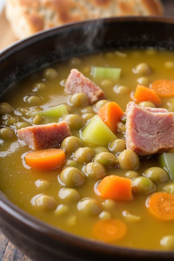 hearty split pea soup
