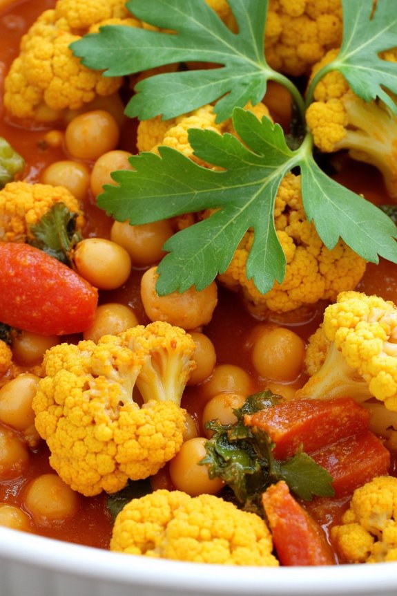 hearty vegan curry casserole