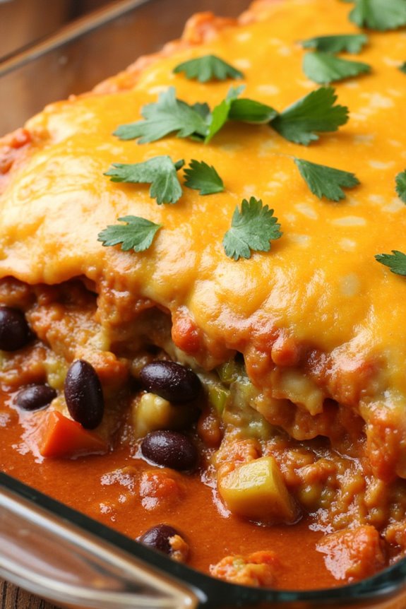 hearty vegetarian casserole delight
