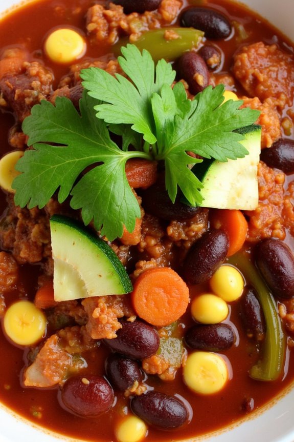 hearty vegetarian chili recipe