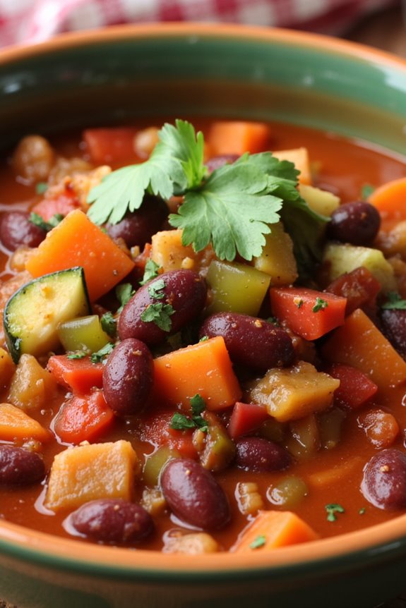 hearty vegetarian chili recipe