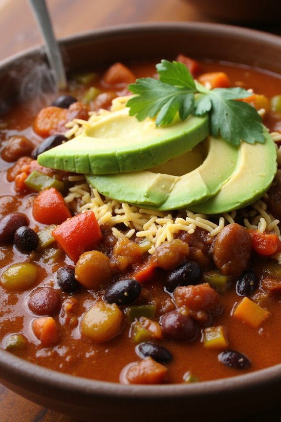 hearty vegetarian chili recipe