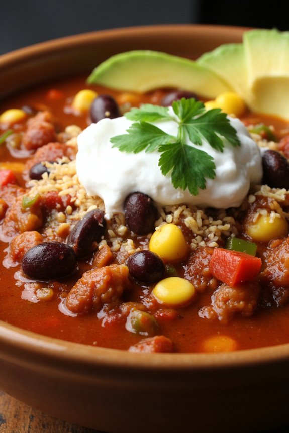 hearty vegetarian chili recipe